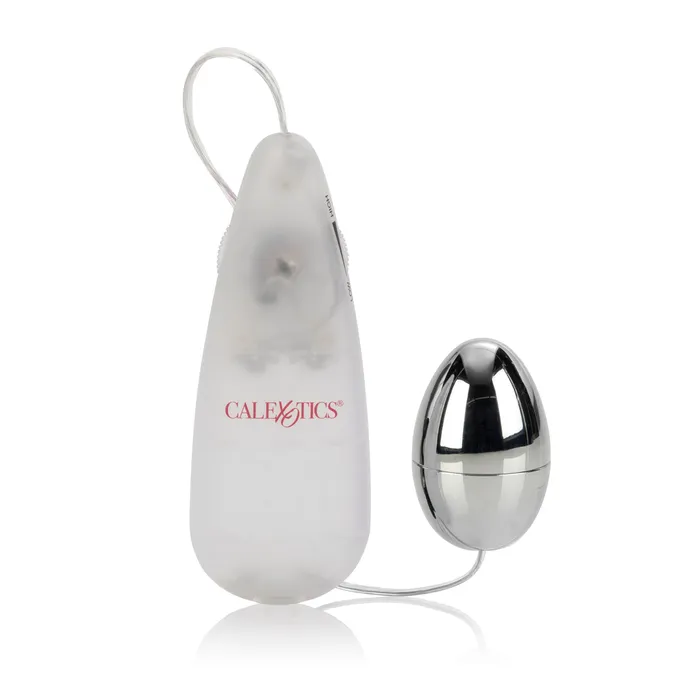 Female Sex Toys CalExotics CalExotics Silver Vibrating Egg Sensual Bliss