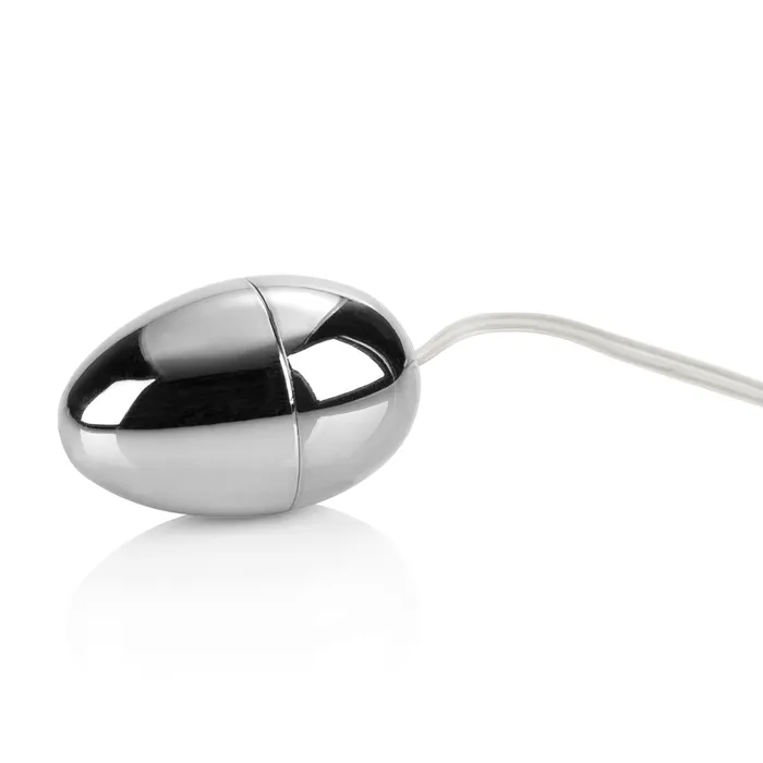 Female Sex Toys | CalExotics CalExotics Silver Vibrating Egg - Sensual Bliss