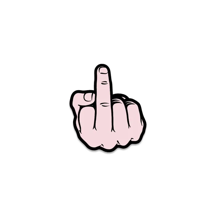 Female Sex Toys | Wood Rocket Middle Finger Peach Pin