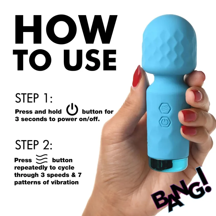 Female Sex Toys | XR Brands Bang! 10x Mini Silicone Wand