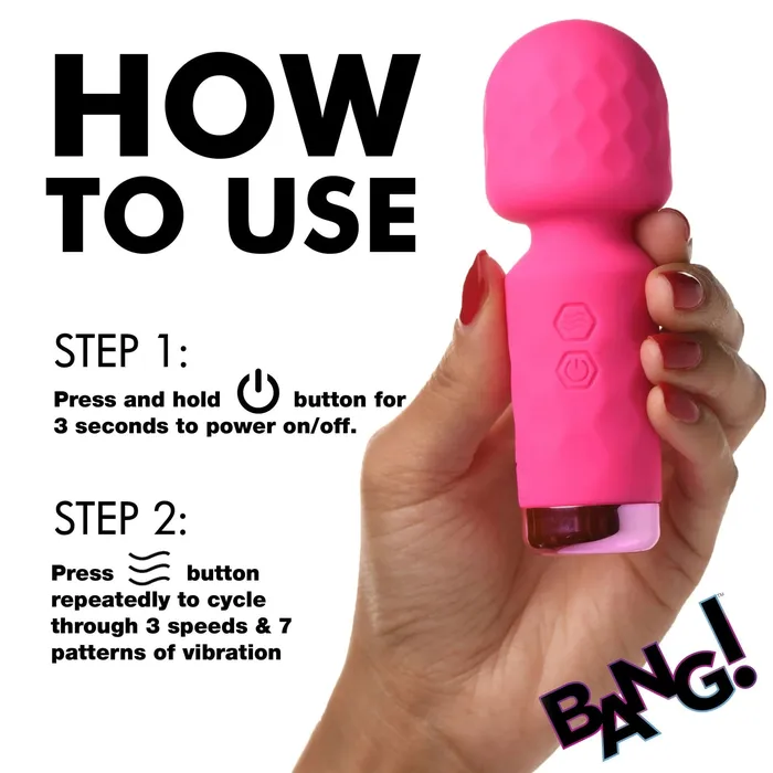 Female Sex Toys | XR Brands Bang! 10x Mini Silicone Wand