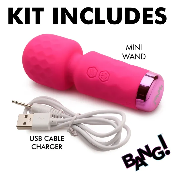 Female Sex Toys | XR Brands Bang! 10x Mini Silicone Wand