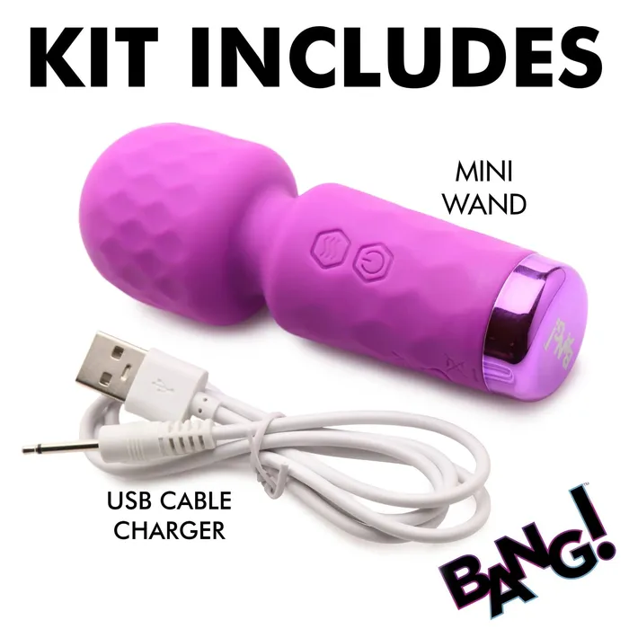 Female Sex Toys | XR Brands Bang! 10x Mini Silicone Wand