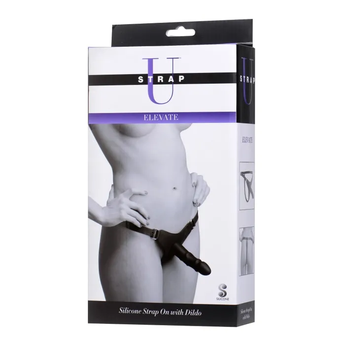 Female Sex Toys XR Brands Strap U Elevate Silicone Strap on With Dildo