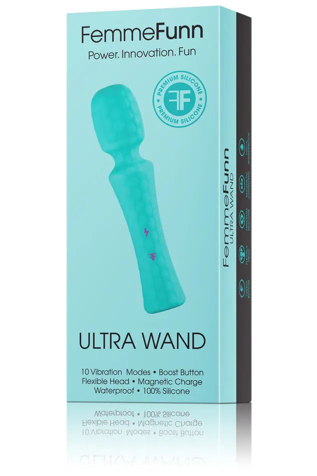 Femme Funn Vibrators | Ultra Wand - Turquoise Femme Funn Vibrators | Ultra Wand - Turquoise