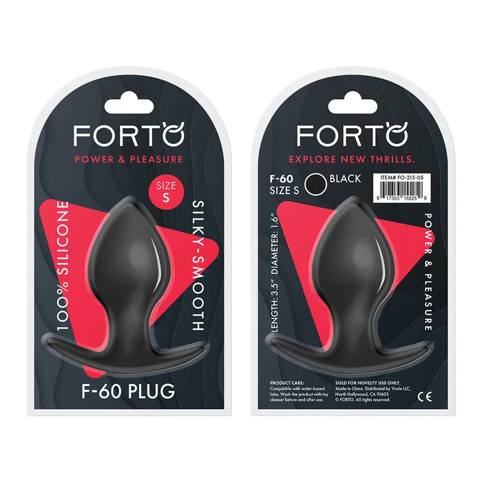 FORTO F-60 Spade Black Small | FORTO Anal