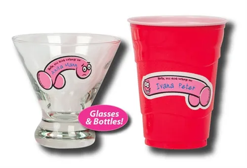 Georges Fun Factory Vibrators Willie Drink Tags