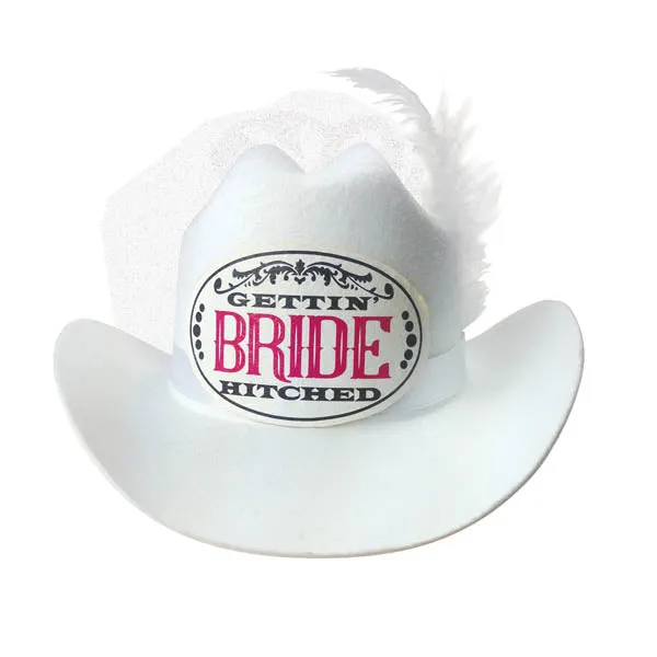Gettin Hitched Bride Cowboy Hat with Veil White Hens Party Novelty Little Genie Male Sex Toys Gettin Hitched Bride Cowboy Hat with Veil White Hens Party Novelty Little Genie Male Sex Toys