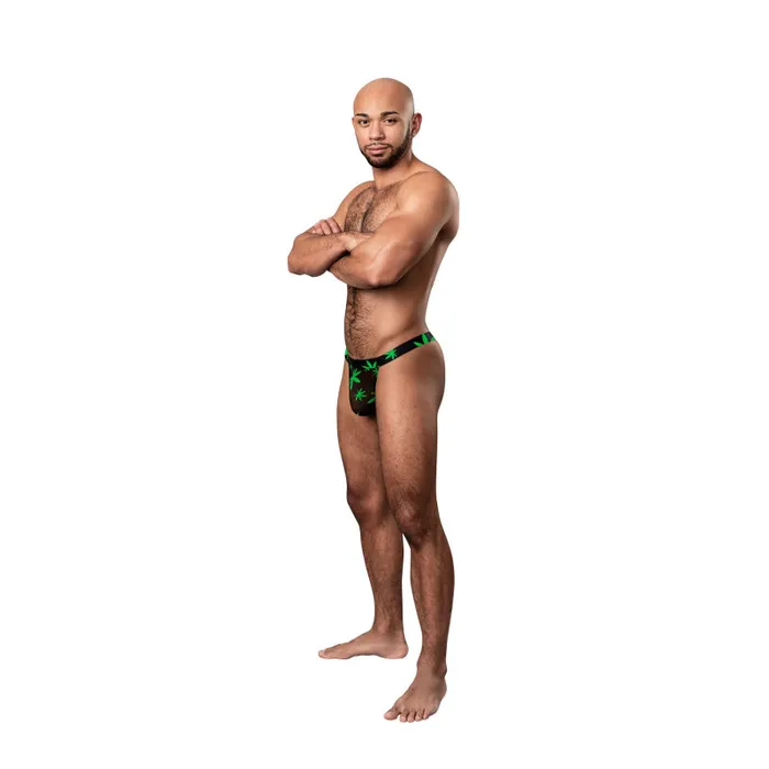 Hazy Dayz Micro Thong Smallmedium Pot Leaf Male Power Male Sex Toys