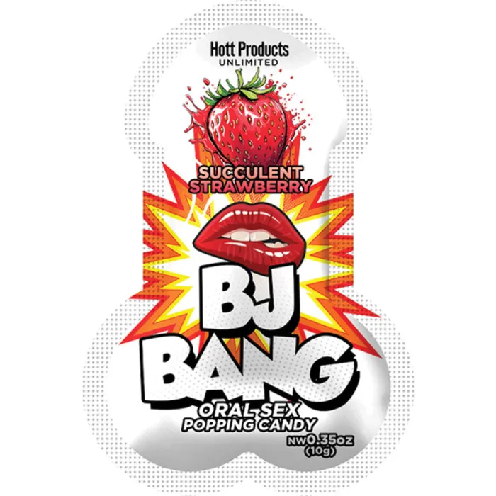Hott Products Couples Bj Bang Oral Sex Popping Candy Strawberry 10gm