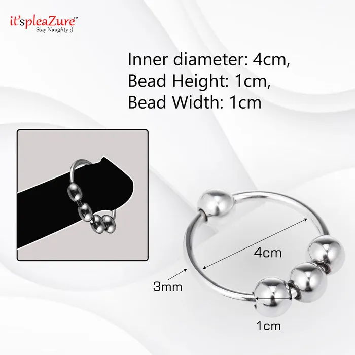 ItspleaZure Male Sex Toys | Itspleazure Steel Penis Delay Ring 4cm Diameter ItspleaZure Male Sex Toys | Itspleazure Steel Penis Delay Ring 4cm Diameter