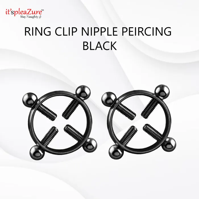 Itspleazure Ring Clip Nipple Peircing Breast Clamps ItspleaZure Couples