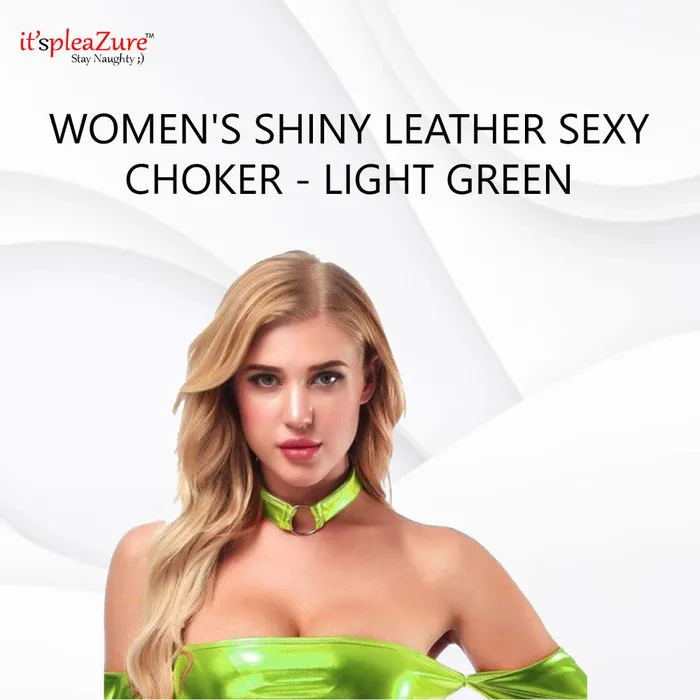ItspleaZure women's Shiny Leather Sexy Choker | ItspleaZure Restraints ItspleaZure women's Shiny Leather Sexy Choker | ItspleaZure Restraints