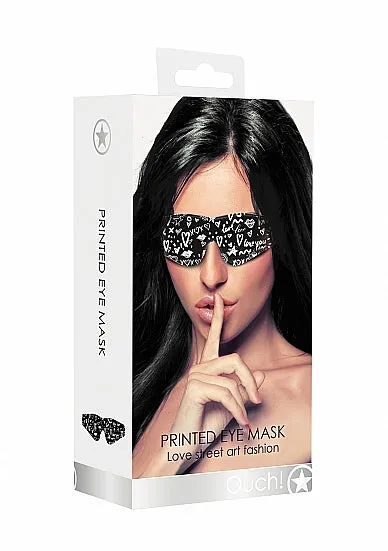 Love Street Art Fashion Printed Eye Mask | Shots America Vibrators