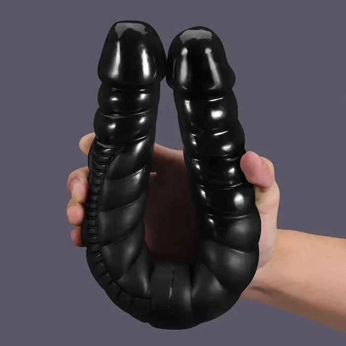 Lovetoyshub Female Sex Toys | 16.9Inch Ribbed Sensual Double-Ended Dildo