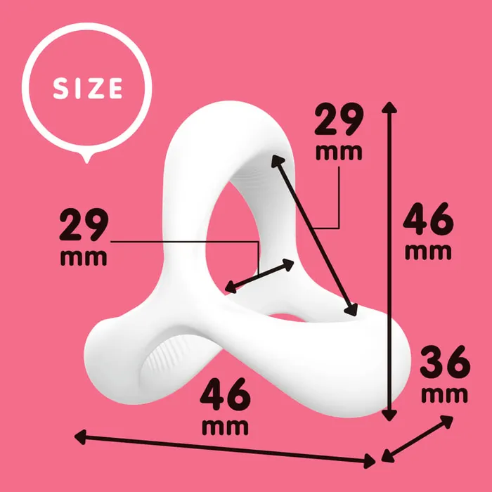 LUNA PARK LOVE Male Sex Toys | Super! Punitto Ring Delta Soft Japan Version