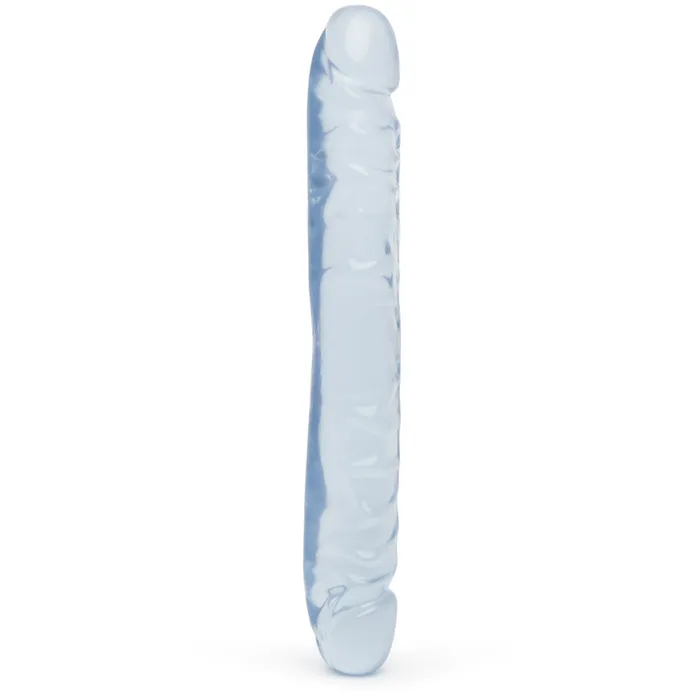 Lusty Age Dildos Double Ended Realistic Flexible Clear Jelly Long Dildo