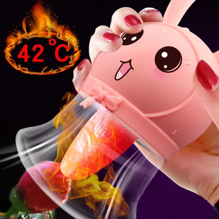 Lusty Age Rabbit Breast Tongue Licking Sucking Heating  Vibrator | Vibrators