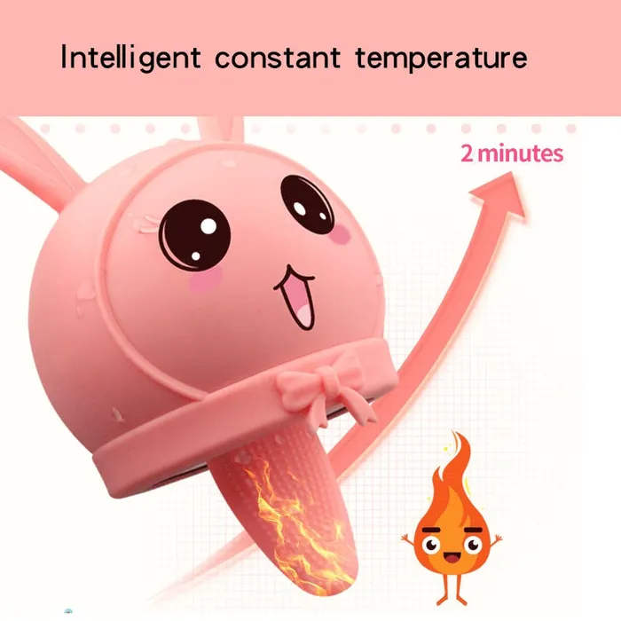 Lusty Age Rabbit Breast Tongue Licking Sucking Heating  Vibrator | Vibrators