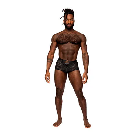 Male Power Lingerie Male Power Rude Awakening Cheeky Cutout Short Black L Anal Male Power Lingerie Male Power Rude Awakening Cheeky Cutout Short Black L Anal