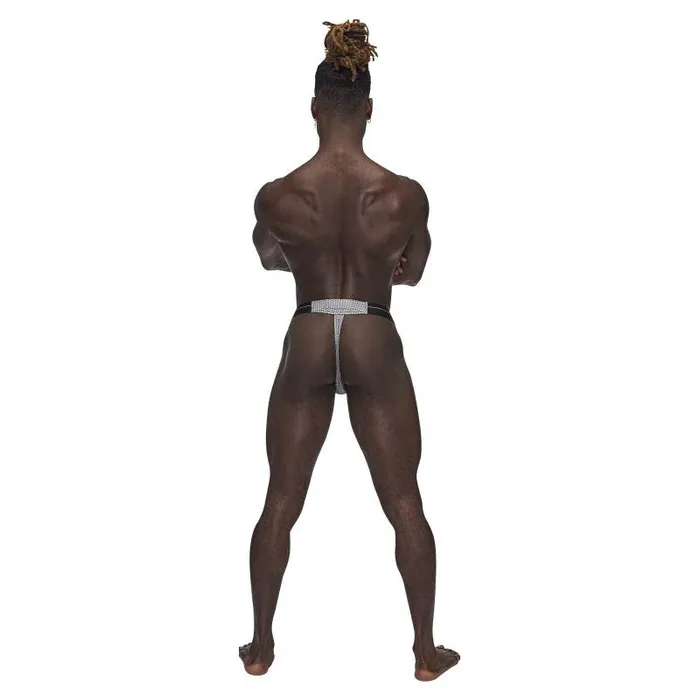 Male Power Male Sex Toys | Male Power Sexagon Micro V Thong Grey
