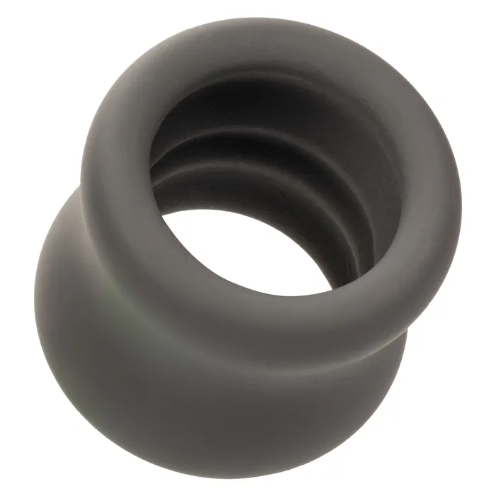Male Sex Toys Alpha Liquid Silicone Scrotum Ring Gray Gray CalExotics
