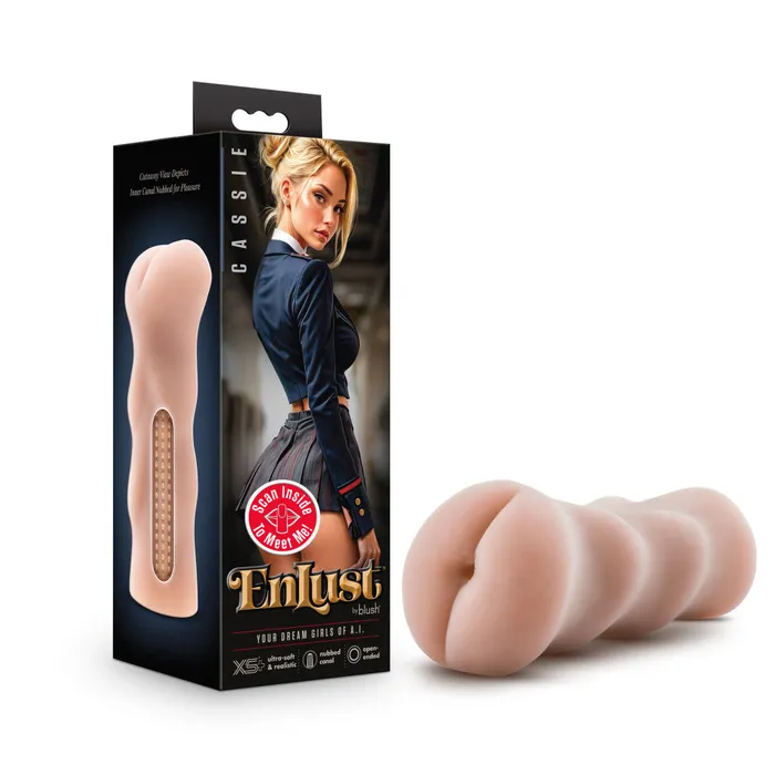 Male Sex Toys Blush Novelties EnLust Cassie Flesh Ass Stroker