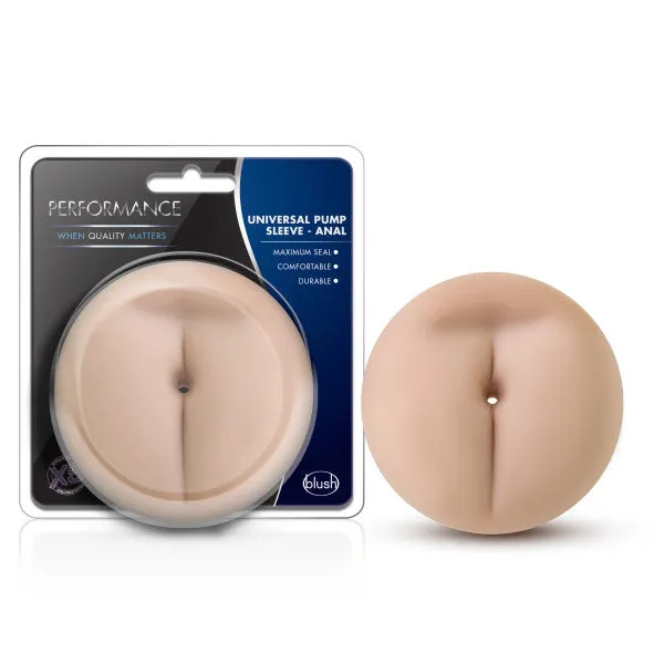 Male Sex Toys | Blush Novelties Performance Universal Pump Sleeve Anal Vanilla