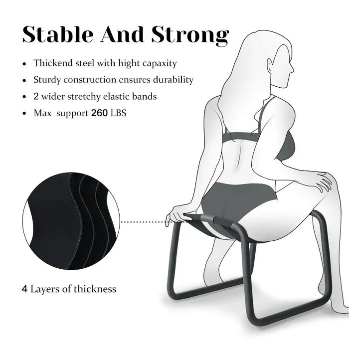 Male Sex Toys | Lovetoyshub Adjustable Bouncing Sex Chair for Enhanced Position Support