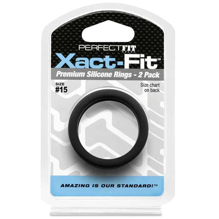 Male Sex Toys Perfect Fit XactFit Ring 2Pack 15