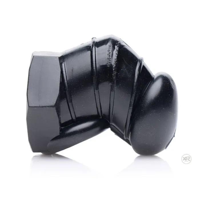 Male Sex Toys | XR Brands Master Series Master Series Detained - Black Restrictive Chastity Cage
