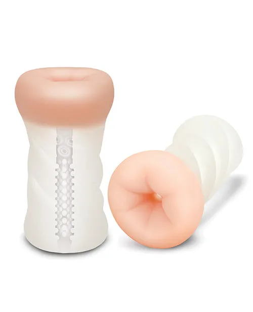 Male Sex Toys | Zolo Realistic Dual Density Transparent Backdoor Stroker - Xgen