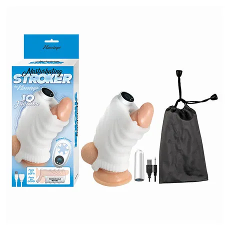 Masturbating Stroker White Novelties By Nasswalk Male Sex Toys