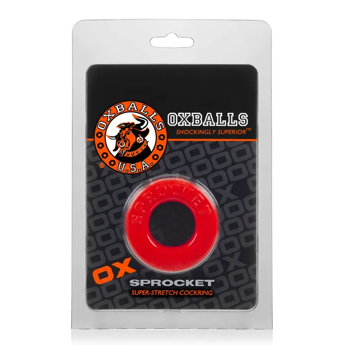 Oxballs Sprocket Cockring Atomic Jock Red Vibrators