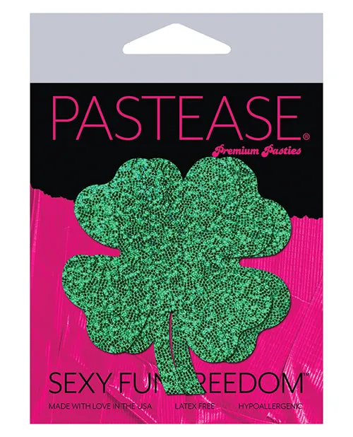 Pastease Pastease Four Leaf Clover Glittering Green Shamrocks Vibrators