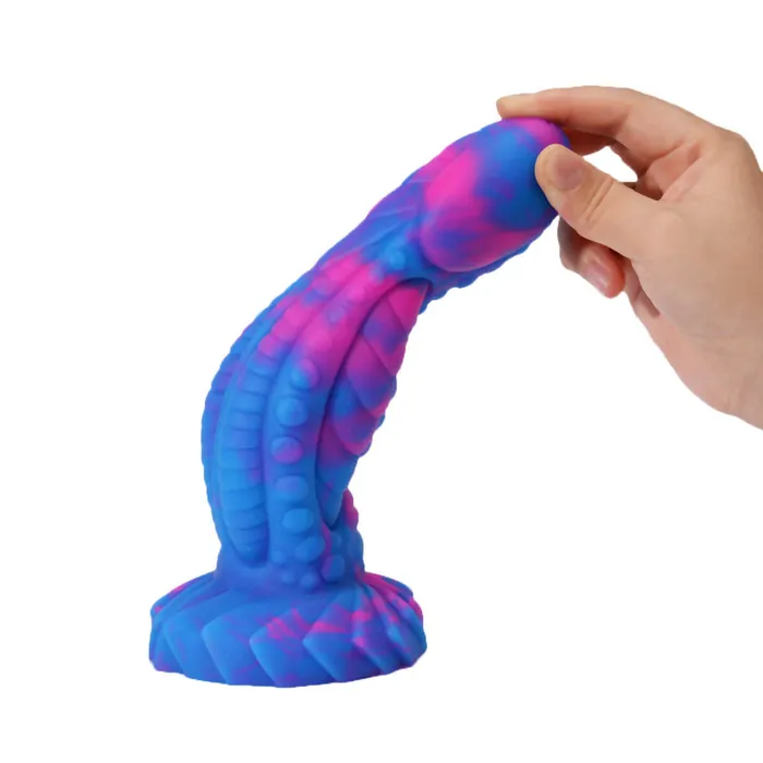 Playfulsextoy Dragon Shape Mixed Color Liquid Silicone Couple SM LGBTQ Sex Toy | Female Sex Toys