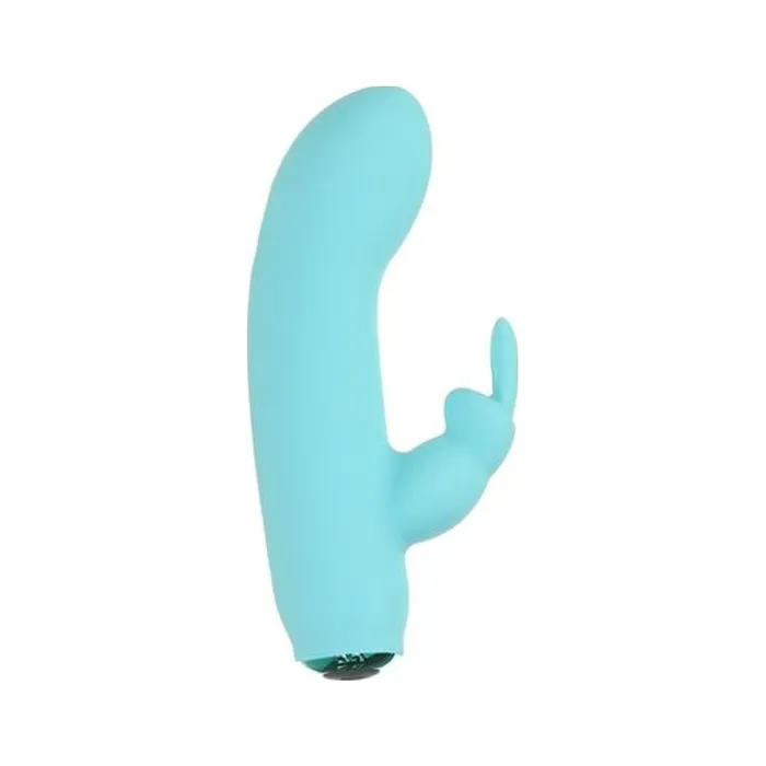 PowerBullet Alices Bunny Rechargeable Bullet w Rabbit Sleeve Teal Vibrators PowerBullet Alices Bunny Rechargeable Bullet w Rabbit Sleeve Teal Vibrators