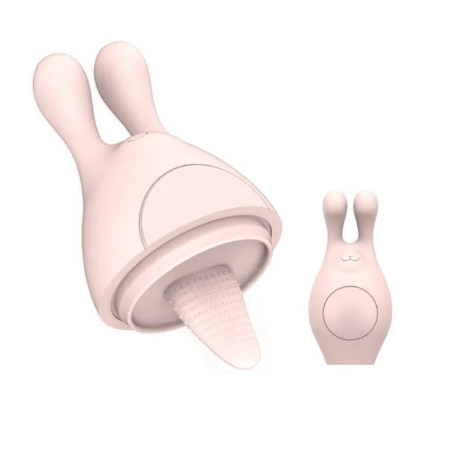 Rabbit Huge Tongue Dildo Vibrator Lusty Age Female Sex Toys