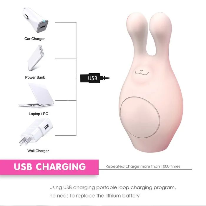 Rabbit Huge Tongue Dildo Vibrator | Lusty Age Female Sex Toys