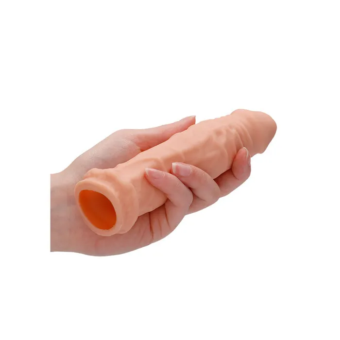 REALROCK 6'' Realistic Penis Sleeve - Flesh 15.2 cm Penis Extension Sleeve | Shots Toys Male Sex Toys REALROCK 6'' Realistic Penis Sleeve - Flesh 15.2 cm Penis Extension Sleeve | Shots Toys Male Sex Toys