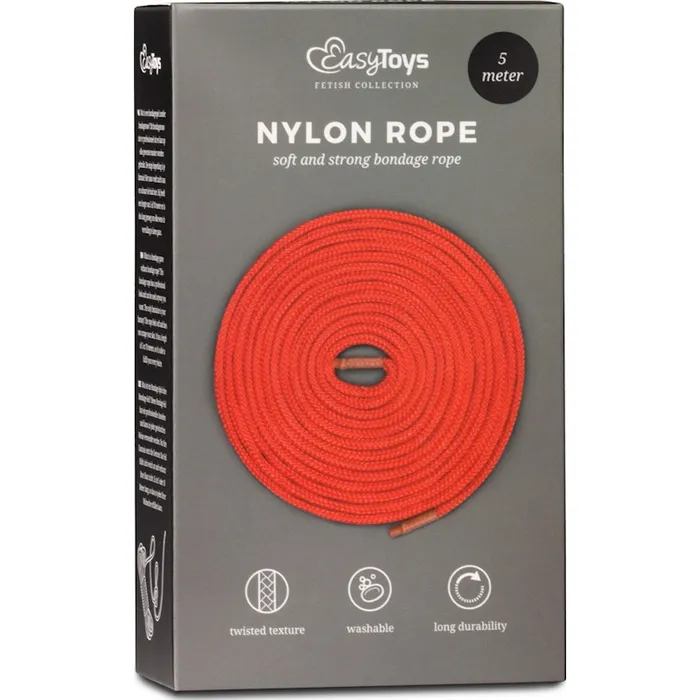 Restraints | Fetish Collection Bondage Rope 5m Red Restraints | Fetish Collection Bondage Rope 5m Red