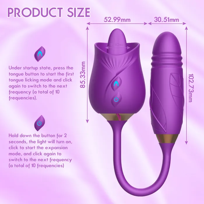 Rose Licking Vibrator | Shenzhen Kovida Medical Products Co., Ltd. Vibrators
