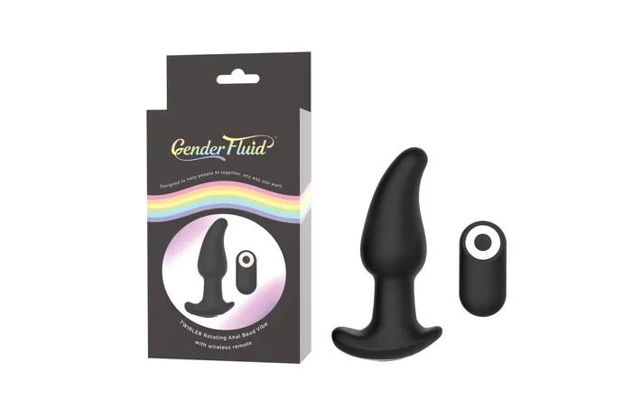Sale Specials Anal | Gender Fluid Twirler Anal Vibrator - Black