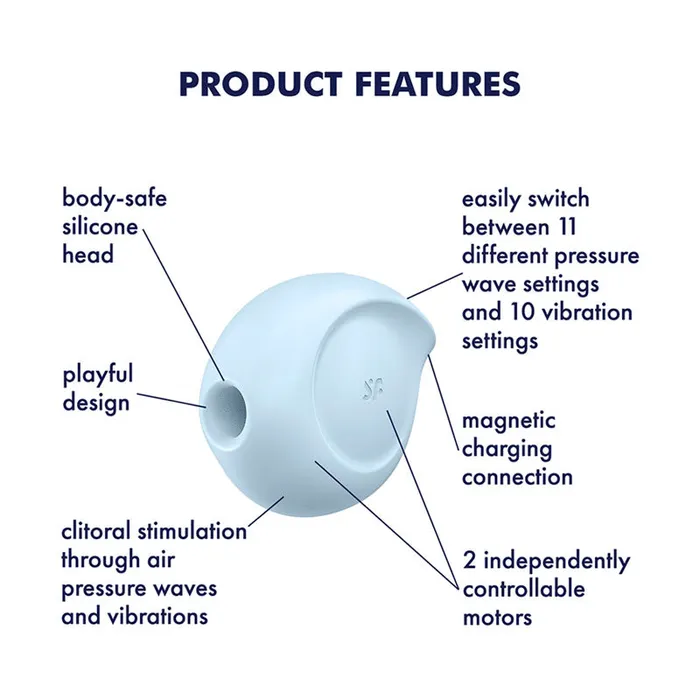 Satisfyer Satisfyer Sugar Rush - Blue - Clitoral Stimulator - (4037196) | Vibrators Satisfyer Satisfyer Sugar Rush - Blue - Clitoral Stimulator - (4037196) | Vibrators