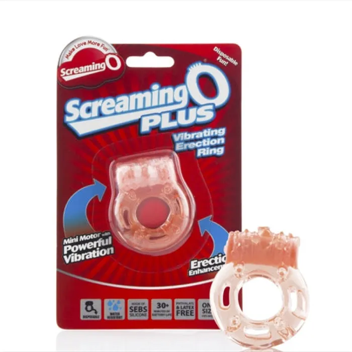 Screaming O Plus - Vibrating Erection Ring - Each | Screaming O Male Sex Toys Screaming O Plus - Vibrating Erection Ring - Each | Screaming O Male Sex Toys