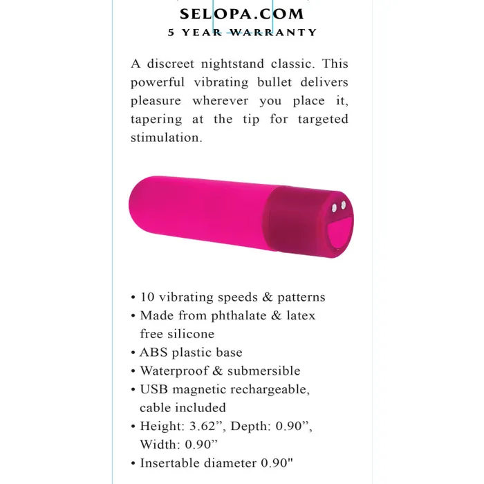 Selopa Vibrators | Tiny Temptation - Pink Selopa Vibrators | Tiny Temptation - Pink