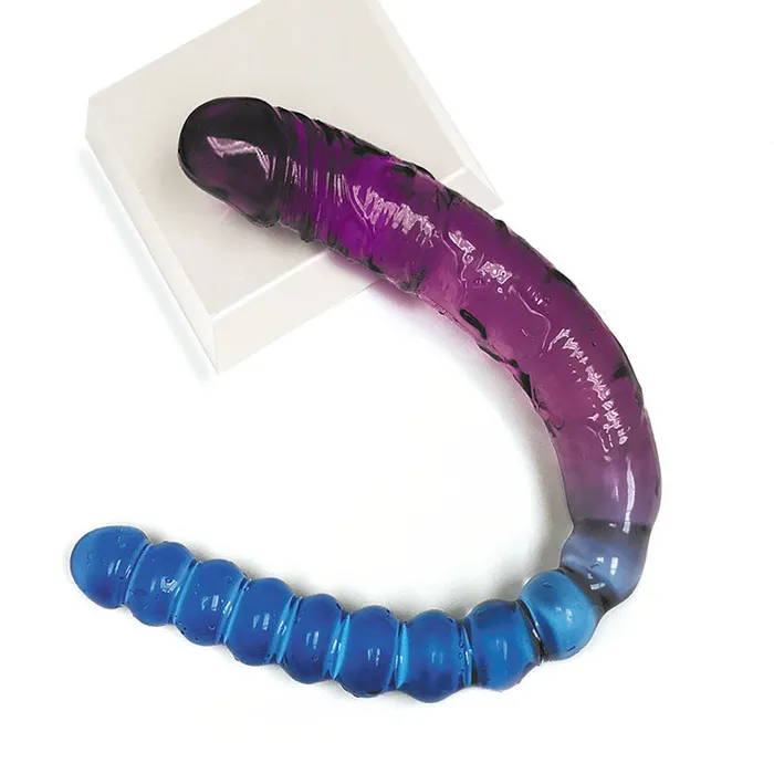 Shades 17'' Jelly TPR Double Dong-(ic1307) | Icon Brands Dildos Shades 17'' Jelly TPR Double Dong-(ic1307) | Icon Brands Dildos