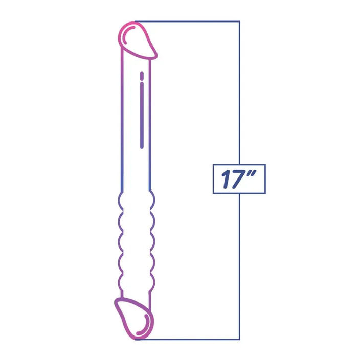 Shades 17'' Jelly TPR Double Dong-(ic1307) | Icon Brands Dildos Shades 17'' Jelly TPR Double Dong-(ic1307) | Icon Brands Dildos