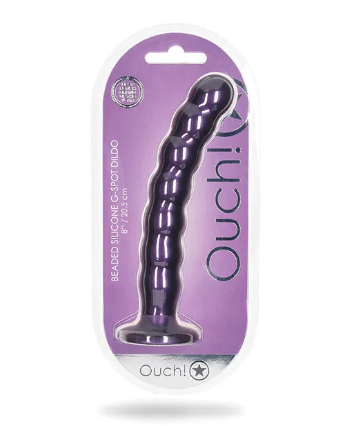 Shots America Dildos Shots Ouch 8 Beaded Gspot Dildo