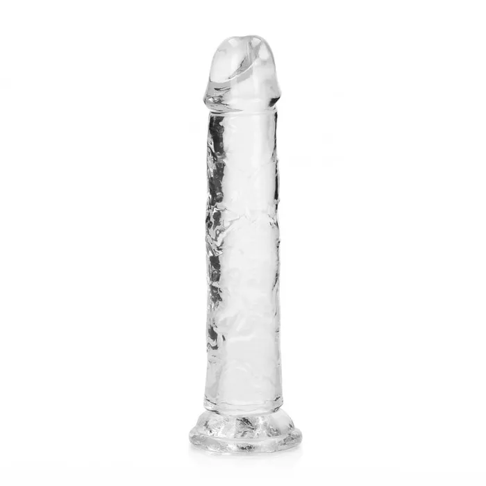 Shots Toys REALROCK 20 cm Straight Dildo - Clear-(rea152tra) | Dildos Shots Toys REALROCK 20 cm Straight Dildo - Clear-(rea152tra) | Dildos